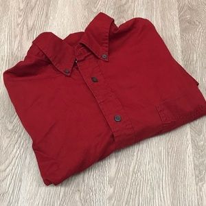 Structure Button Up Long Sleeve Shirt BB226